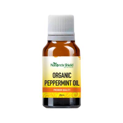 Nature's Shield Organic Essential Oil Peppermint 25ml